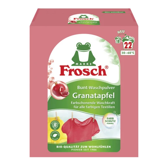 Frosch Bunt-Waschpulver Granatapfel 1,45KG 22WL