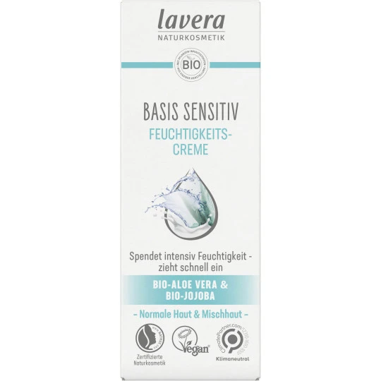 Lavera Naturkosmetik Basis Sensitiv Feuchtigkeitscreme 50ML